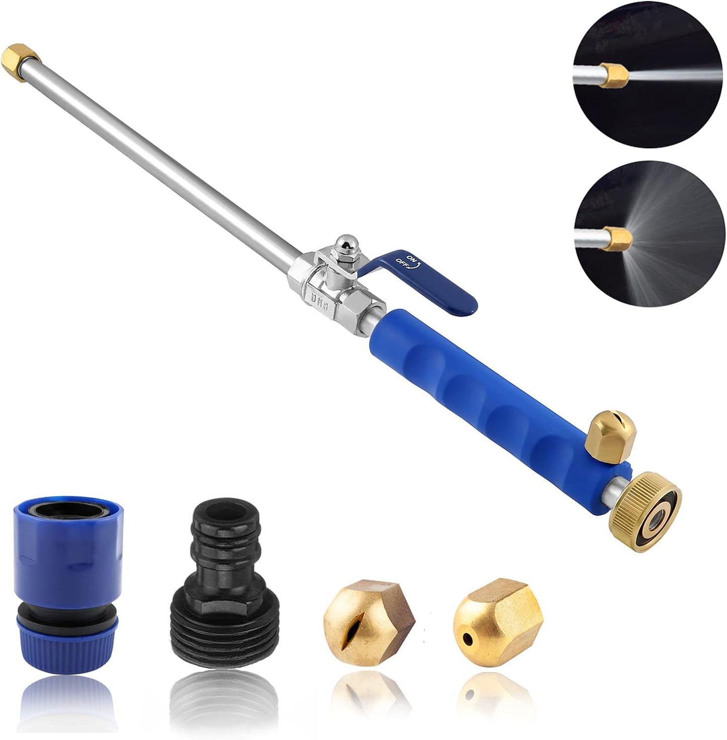 PowerSpray™ High-Pressure Washer Nozzle - Versatile Jet Nozzle for Hose Cleaning 7