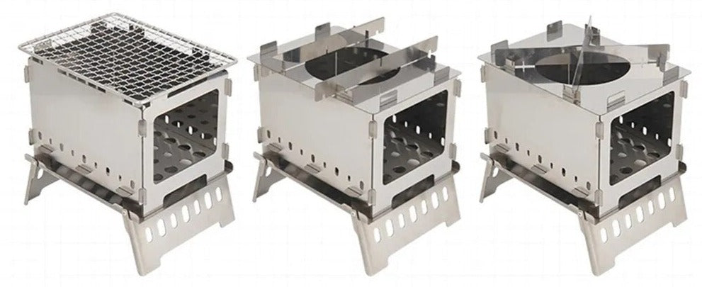 Vimora™ Foldable Stainless Steel Firewood Stove