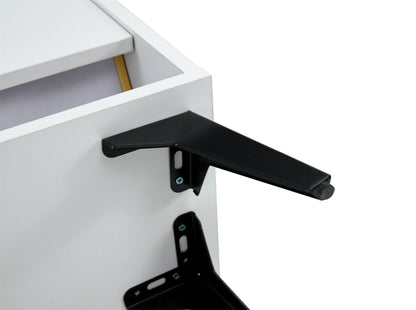 Vimora™ - White Shoe Cabinet with Metal Legs and Storage Shelves for Organised Footwear