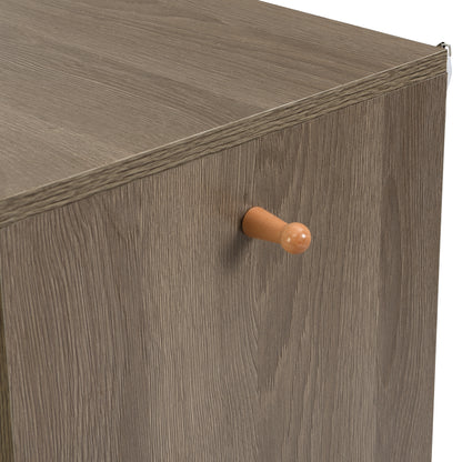 Vimora™ - 2-in-1 Shoe Storage Bench & Cabinet with Cushioned Seat, White