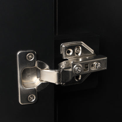 Vimora™ - Black Modern Bathroom Vanity with Elegant Ceramic Sink and Solid Wood Frame