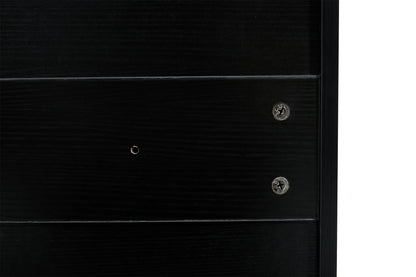 Vimora™ - Black MDF Shoe Cabinet with Storage Shelves for Organised Footwear