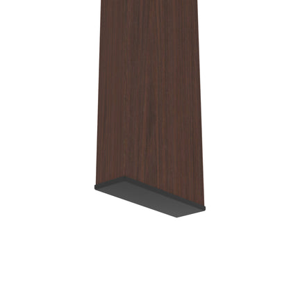 Vimora™ - Modern Rectangle Walnut Glass Coffee Table with Double Layer Storage