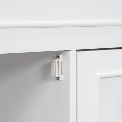Vimora™ - 30" White Bathroom Vanity with Sink, Solid Wood Cabinet & Drawers, Modern Design