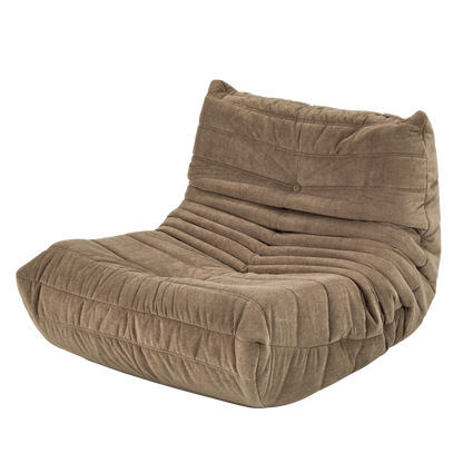 Vimora™ - Premium Memory Foam Bean Bag Lounger Chair for Home, Office & Gaming in Matte Brown