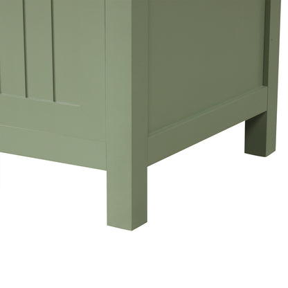 Vimora™ - 36-Inch Green Bathroom Vanity with Sink, Solid Wood & MDF, Modern Design, Ample Storage