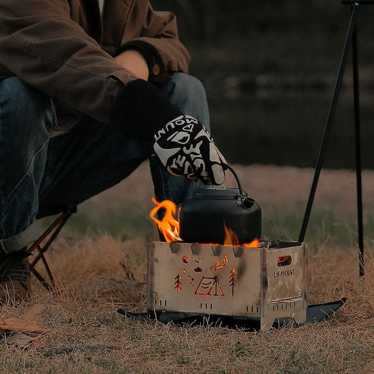 ISE MOUNT™ Foldable Camping Firewood Stove