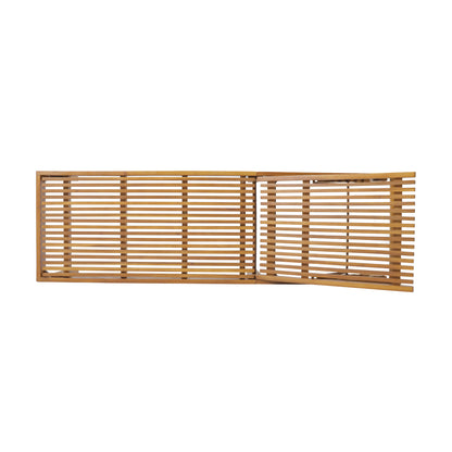 Vimora™ - Teak Acacia Wood Chaise Lounge for Outdoor Relaxation and Comfort