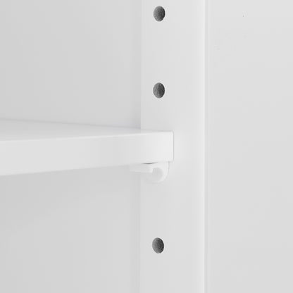 Vimora™ - White Bathroom Storage Cabinet with Adjustable Shelf, Drawers & Anti-Tipping Design