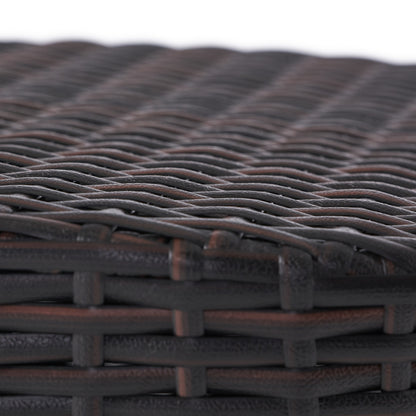 Vimora™ - Stylish Brown Wicker Weave Barrel Side Table for Outdoor Spaces