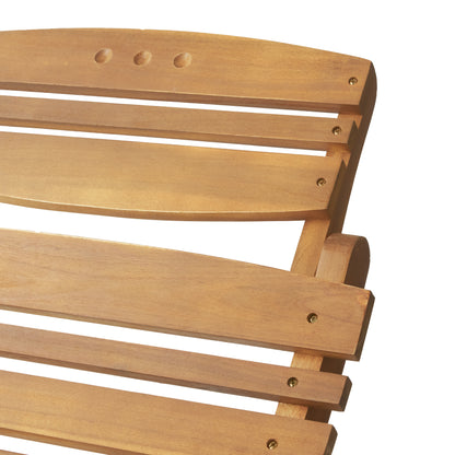 Vimora™ - Wood Foldable Chaise Lounge for Outdoor Relaxation and Comfort