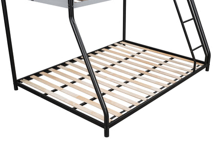 Vimora™ - Heavy-Duty Twin Over Full Bunk Bed with Noise Reduction and Safety Guardrails