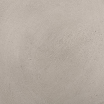 Vimora™ - Light Gray Lightweight Concrete Side Table with Modern Cylindrical Design