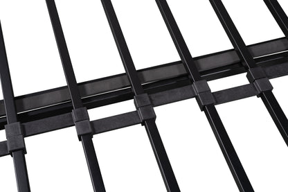 Vimora™ - Sturdy Metal Twin over Full Bunk Bed with Guardrails, Noise Reduction & Space Saving Design