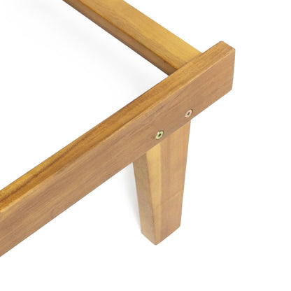Vimora™ - Teak Acacia Wood Chaise Lounge for Outdoor Relaxation and Comfort