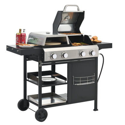 Vimora™ - Multi-Function Gas Grill & Griddle Combo for BBQ, Frying, & Pizza Cooking