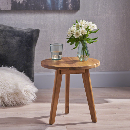 Vimora™ - Marina Acacia Wood Side Table