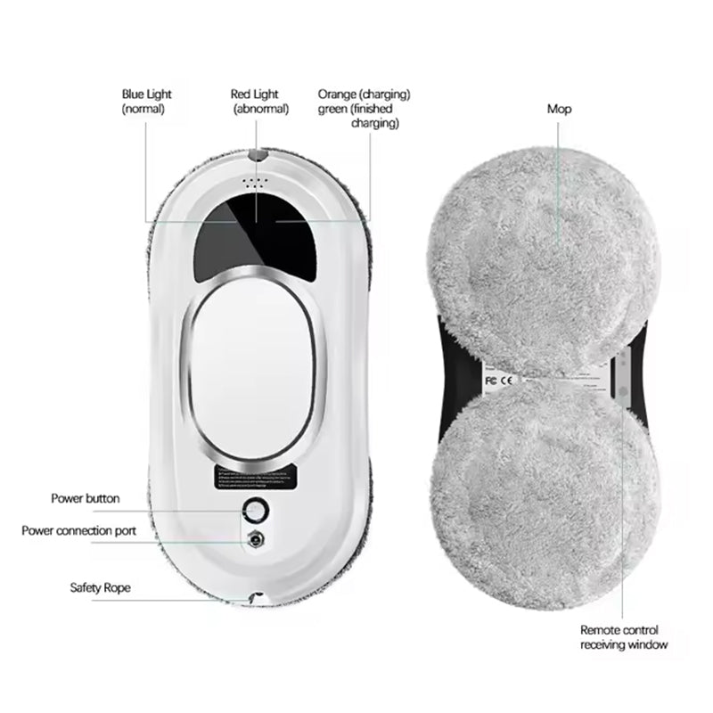 CleanSweep™ Smart Window Cleaning Robot - Effortless Window Cleaner for Homeowners 4