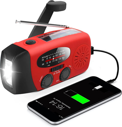 Vimora™ Portable Hand Crank Emergency Radio
