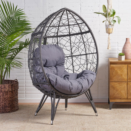 Vimora™ - Gianni Teardrop Chair with Water-Resistant Cushion