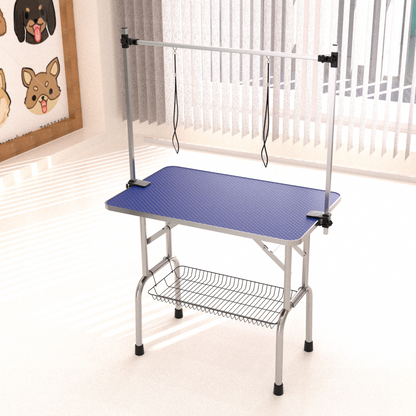 Vimora™ - Large Heavy Duty Pet Grooming Table with Adjustable Arm & Safety Clamps