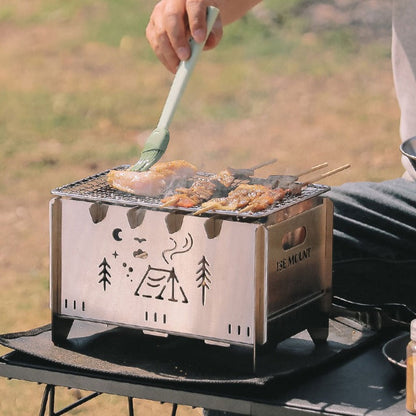 ISE MOUNT™ Foldable Camping Firewood Stove