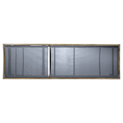 Vimora™ - Dark Grey Chaise Lounge | Stylish Aluminum Mesh Lounge Chair for Relaxation