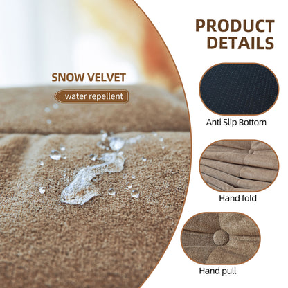 Vimora™ - Premium Memory Foam Bean Bag Lounger Chair for Home, Office & Gaming in Matte Brown