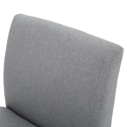 Vimora™ - Contemporary Grey Accent Chair with Plush Upholstery and Tapered Legs