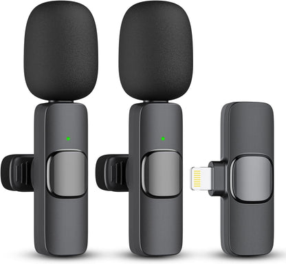 AudioPro™ Wireless Microphone System for iPhone & iPad - Ideal for Vlogging 0