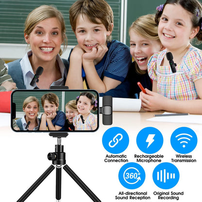 AudioPro™ Wireless Microphone System for iPhone & iPad - Ideal for Vlogging 6