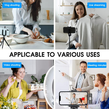 AudioPro™ Wireless Microphone System for iPhone & iPad - Ideal for Vlogging 7