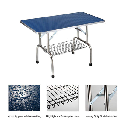 Vimora™ - Large Heavy Duty Pet Grooming Table with Adjustable Arm & Safety Clamps