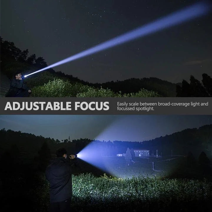 BrightBeam™ 90000 Lumens Rechargeable Flashlight for Outdoor Adventures 4