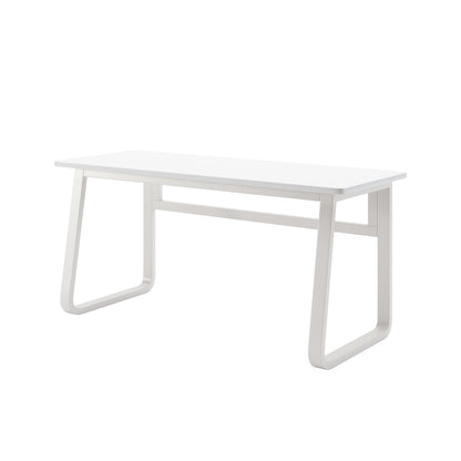 Vimora™ - 47.2 Inch White Modern Computer Desk for Home, Office, & Students
