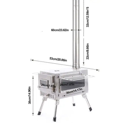Vimora™ Outdoor Wood Burning Camping Stove