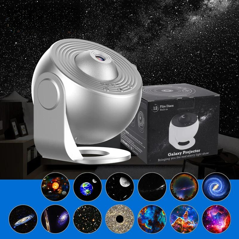 CelestialGlow™ 12-in-1 Star Projector Night Light for Kids and Dreamers 3