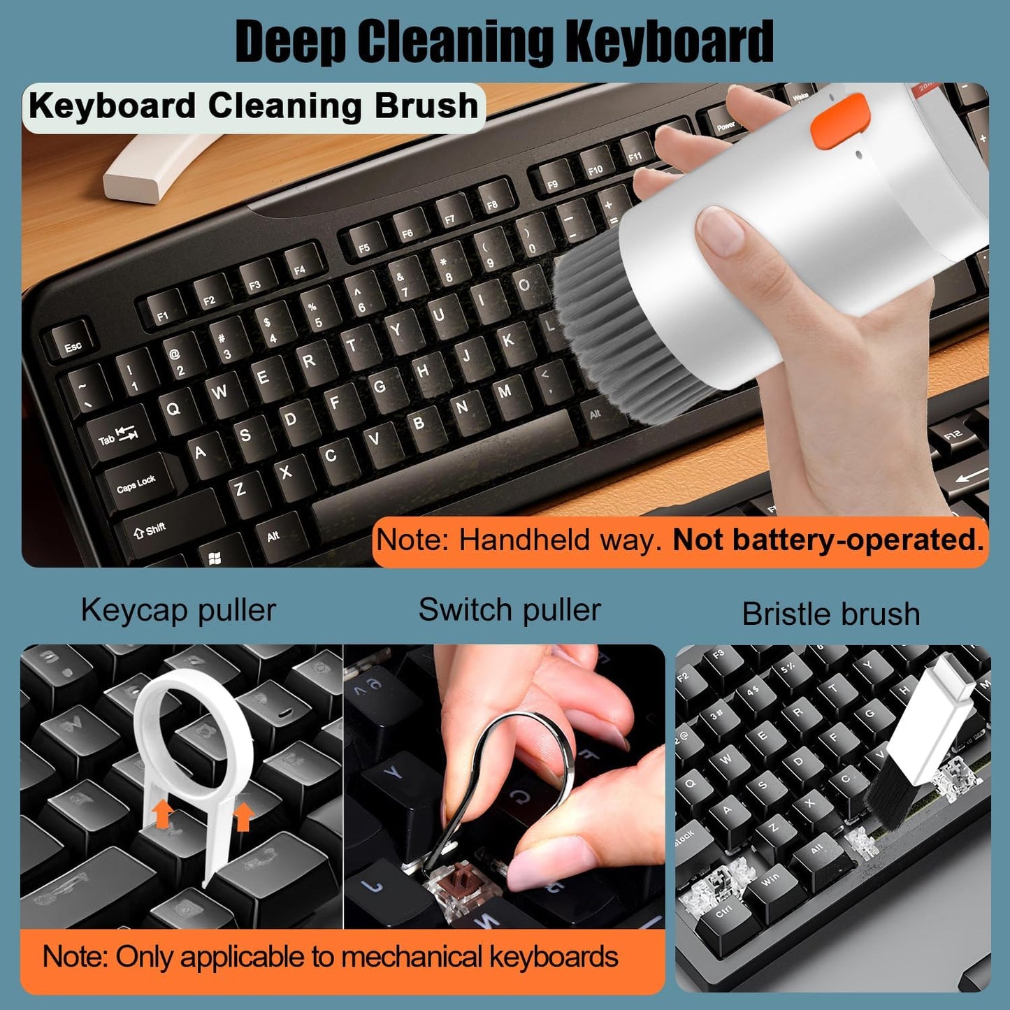 CleanMaster™ 20-In-1 Keyboard and Earbuds Cleaning Kit for All Your Devices 5
