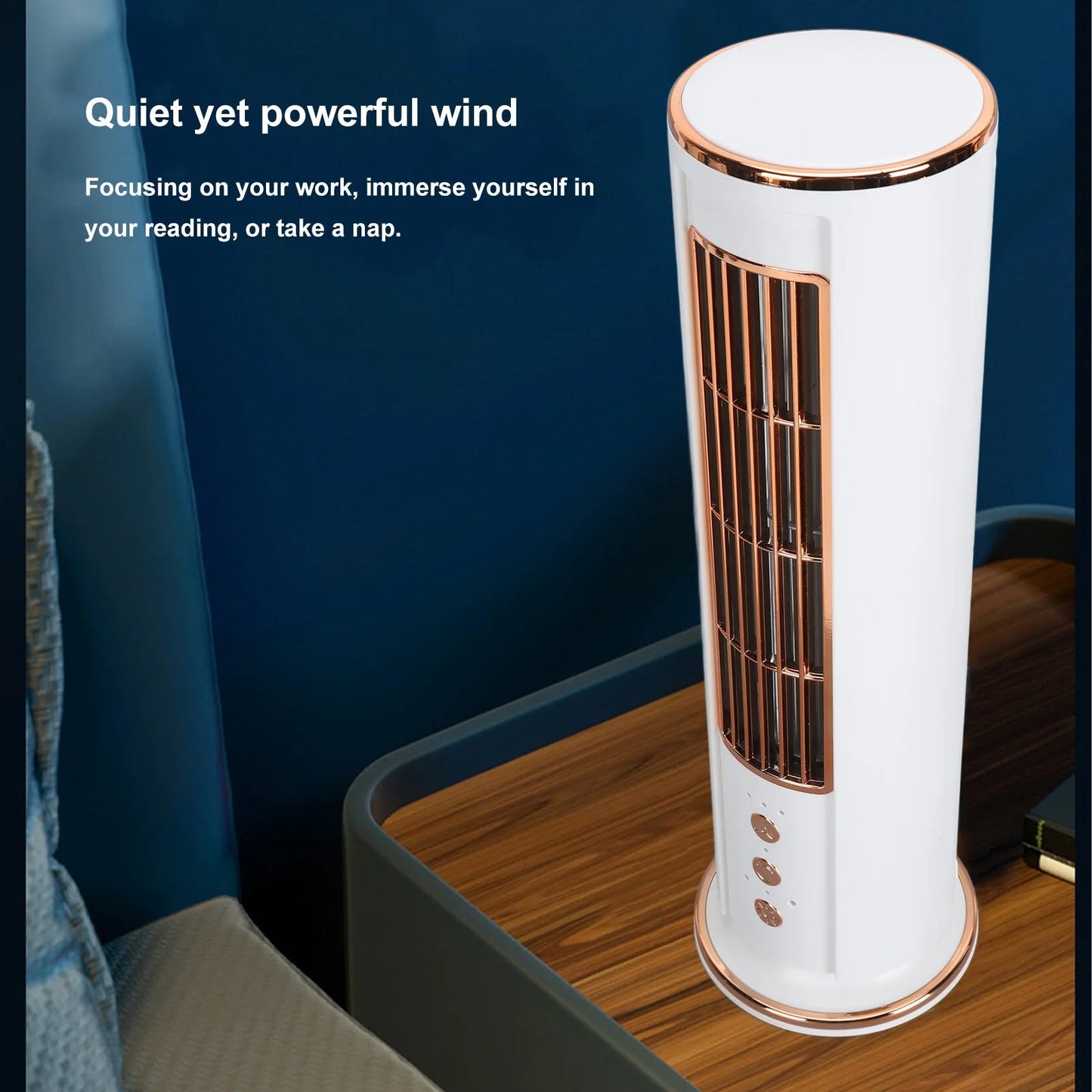 CoolBreeze™ Bladeless Desktop Air Conditioner Fan – Perfect for Home and Office 2