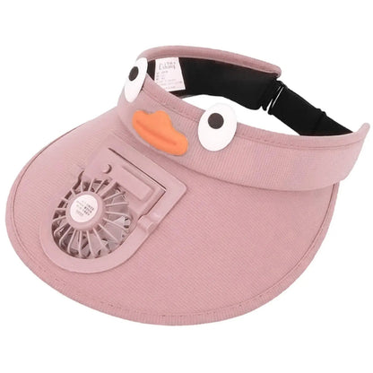 CoolBreeze™ Kids Sun Visor Hat With Cooling Fan for Outdoor Adventures 6