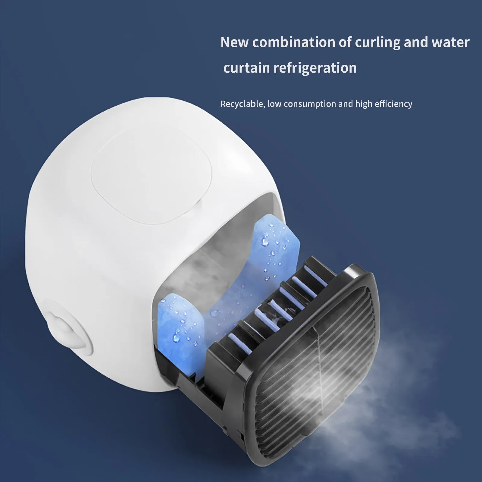 CoolBreeze™ Mini Portable Air Conditioner with Humidifier for Personal Comfort 1