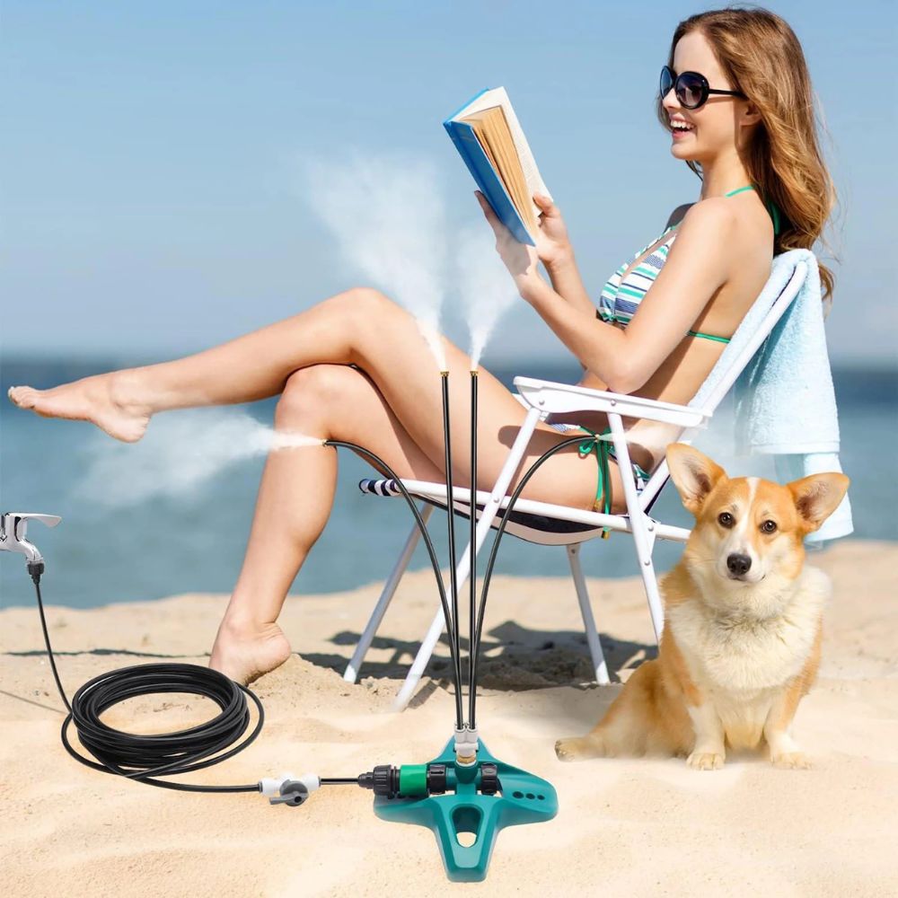 CoolBreeze™ Outdoor Misting Fan for Patios and Gardens - Ultimate Cooling Solution 2