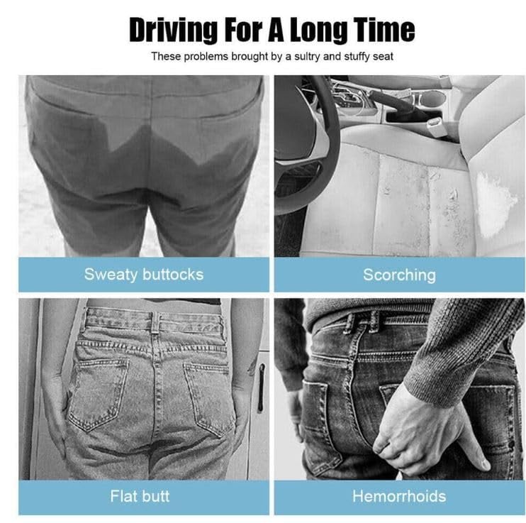 CoolComfort™ Cooling Gel Car Seat Cushion for Ultimate Driving Comfort 7
