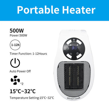 CozyHeat™ Mini Portable Electric Heater for Effortless Winter Warmth and Comfort 4