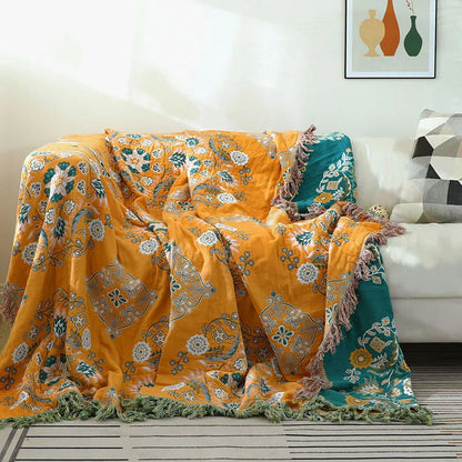 Cozy Luxe™ Cotton Blanket - Stylish Comfort for Home Decor Enthusiasts 0