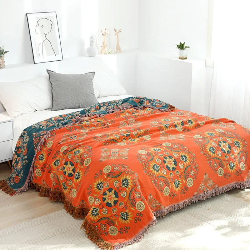 Cozy Luxe™ Cotton Blanket - Stylish Comfort for Home Decor Enthusiasts 1