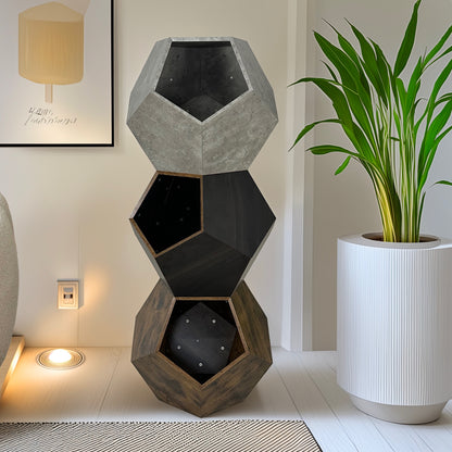 Vimora™ - Modern Cat Litter Sofa Side Table & Planter in Burmese Sumac, Multifunctional MDF Furniture