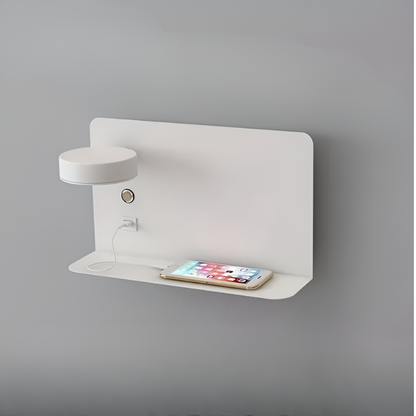 DazzleShelf™ LED Night Light with USB Charging Shelf for Organized Bedrooms 7