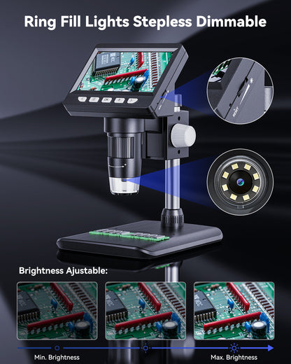 Digital Soldering Microscope™ - 4.3 Inch HD for Electronics Repair Enthusiasts 1