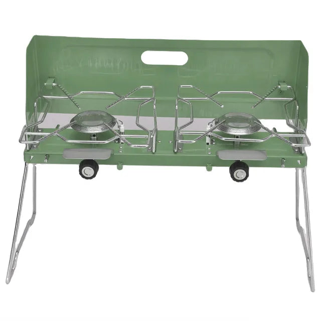 Vimora™ Foldable Double Burner Camping Stove